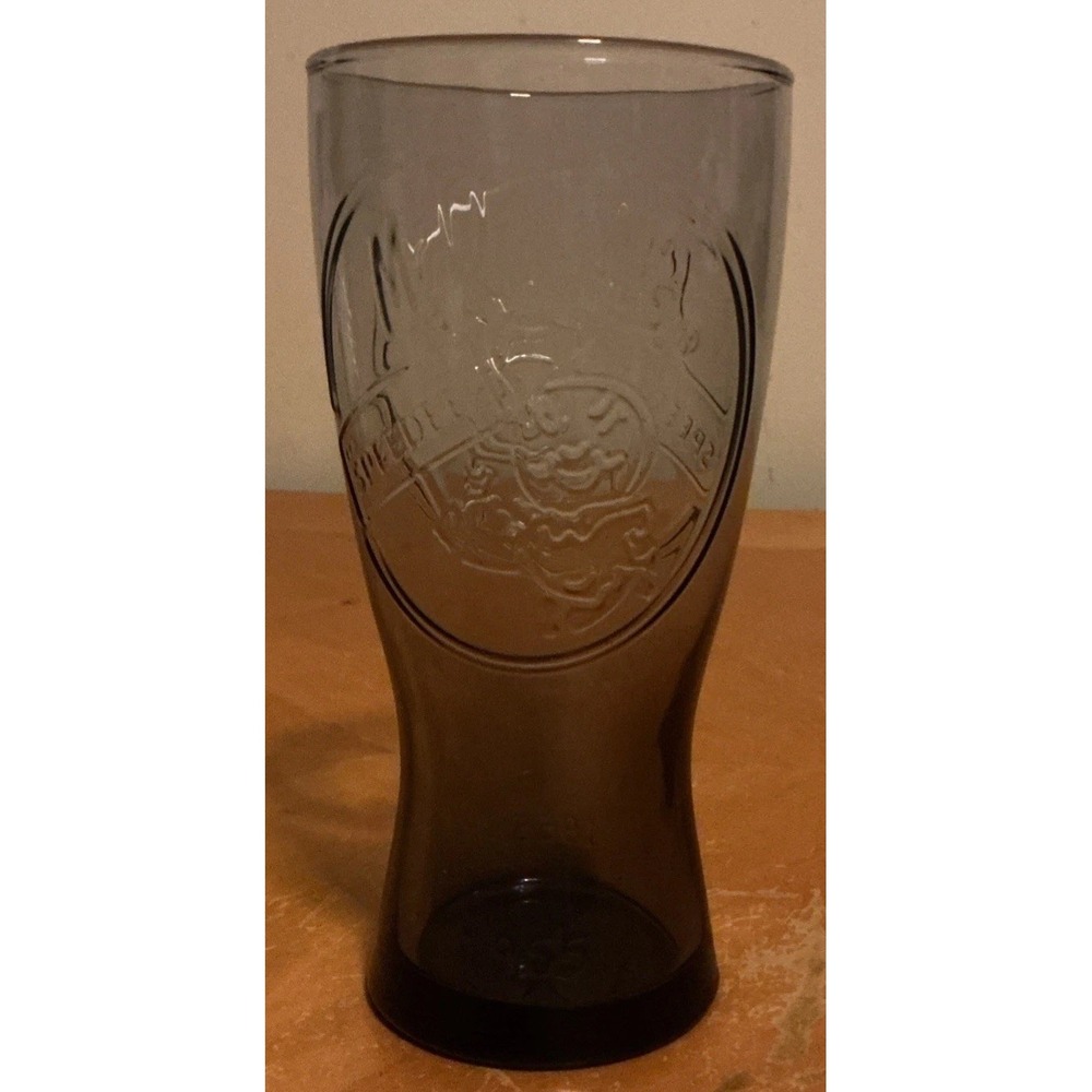 Vintage Purple McDonalds Drinking Glass 1955 Speedee